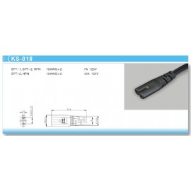 AC Power Cord Set KS-018