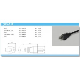 AC Power Cord Set KS-012
