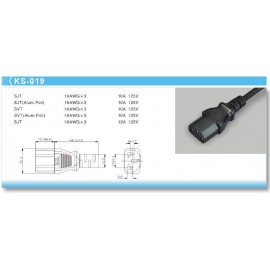 AC Power Cord Set KS-019